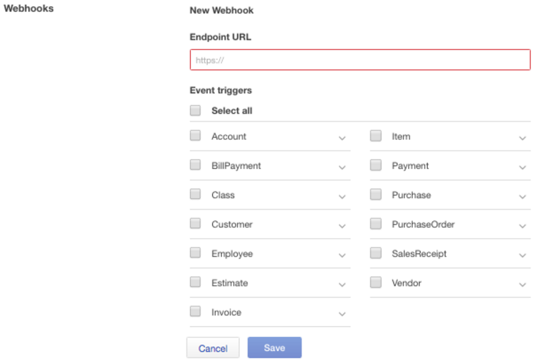Webhooks For QuickBooks Online API - Intuit Developer Community Blog