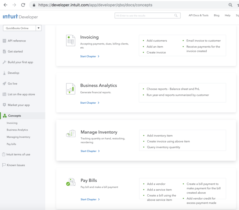 new "accounting concepts" documentation helps devs build better QBO integrations