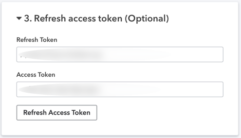 Refresh token in Playground