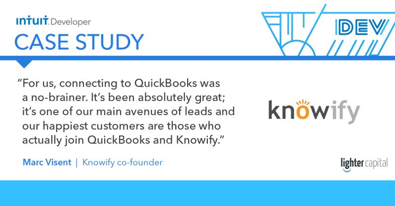 Intuit Developer Case Study: Knowify quote1