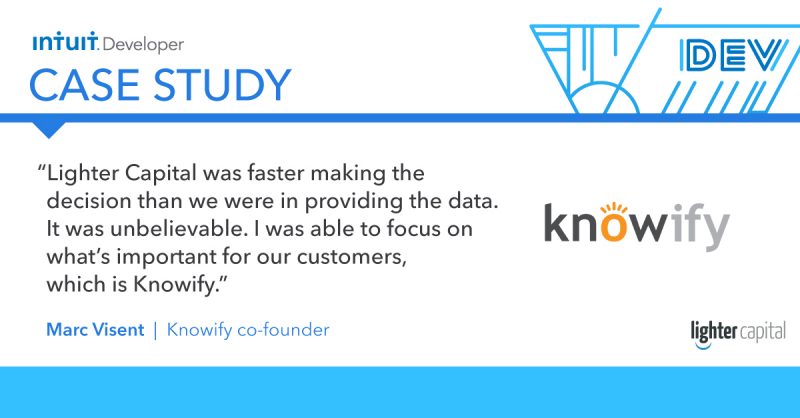 Intuit Developer Case Study: Knowify quote2