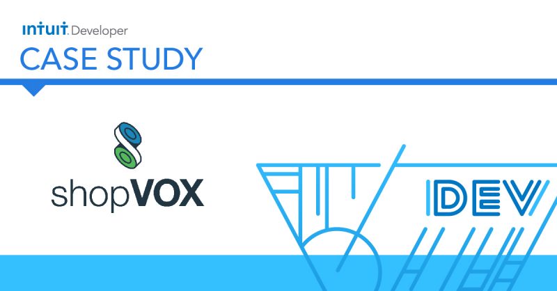 Intuit Developer Case Study: shopVOX