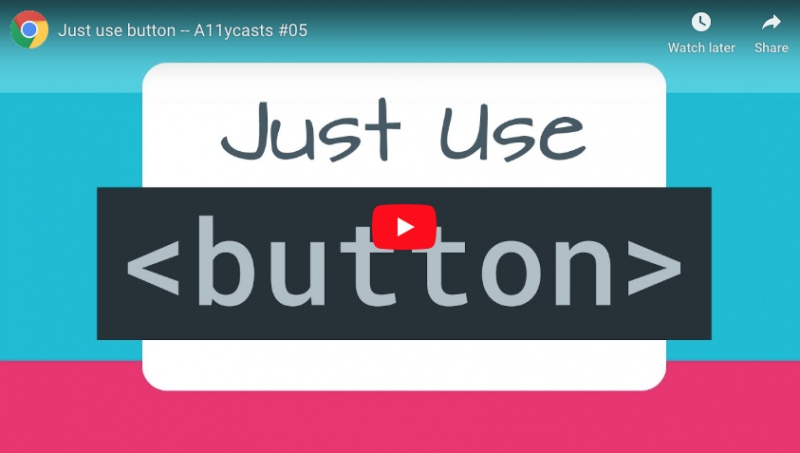 Watch the Just Use a Button tutorial